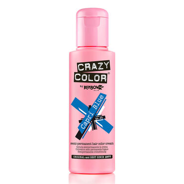 Crazy Color Crazy Color Semi Permanent Hair Colour Cream - Capri Blue 100ml