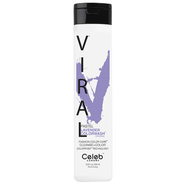 Celeb Luxury Viral Semi Permanent Colorwash Shampoo - Pastel Lavender 244ml