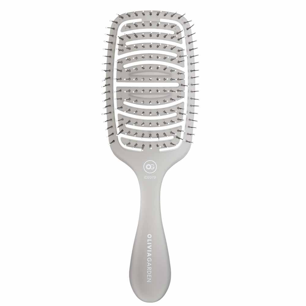 Olivia Garden Essential Hair Brush Medium Hair Grey