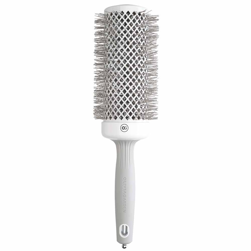Olivia Garden Expert Hairbrush Blowout Speed White & Grey 55mm
