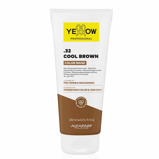 Yellow Professional Color Mask .32 Cool Brown 200ml
