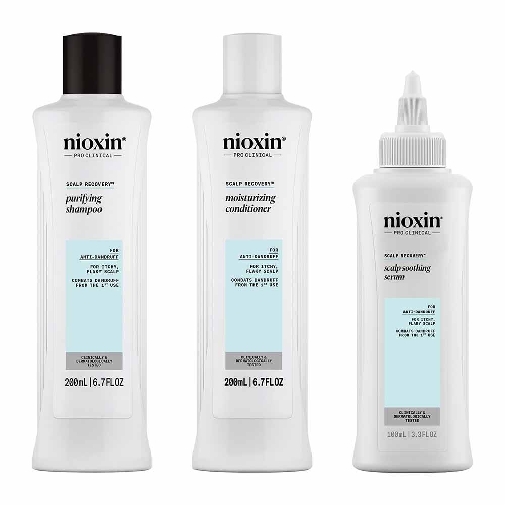 Nioxin Scalp Recovery™ System for Anti-Dandruff & Itchy Scalp Relief Kit