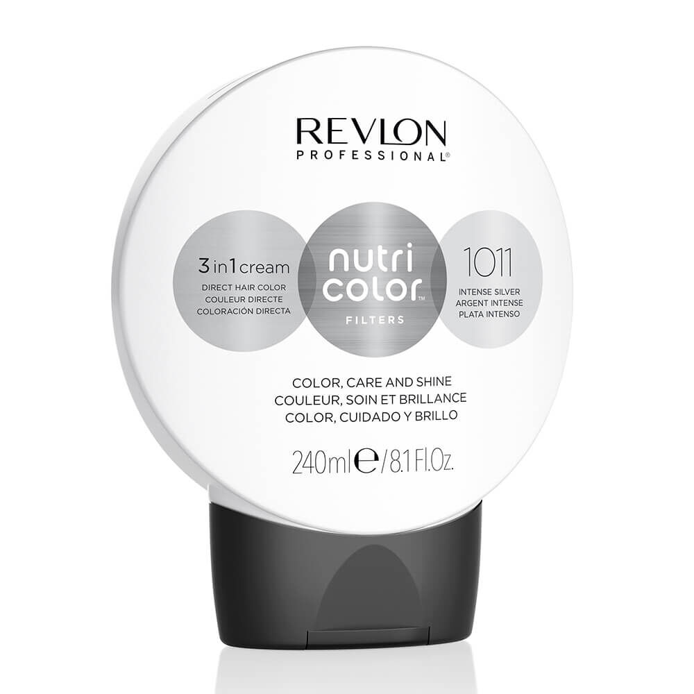 Revlon Nutri Color Filters Direct Semi-Permanent Hair Colour Mask - 1011 Intense Silver 240ml