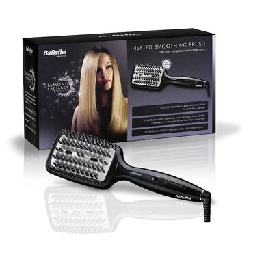 Babyliss Pro Diamond Heated Smoothing And Straightening Brush