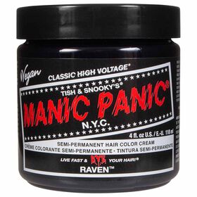 Manic Panic High Voltage Semi Permenant Hair Colour Cream - Raven 118ml