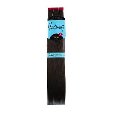 Hairtensity Weft Full Head Synthetic Hair Extension 18 Inch - 4 Brown