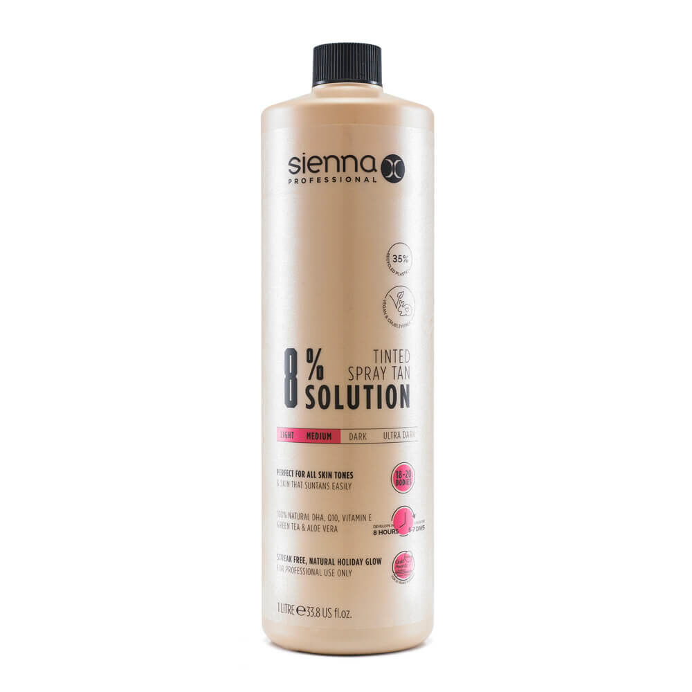 Sienna X Professional Tanning Solution 8% 1 Litre
