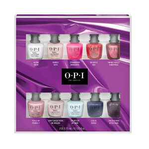 OPI The Celebration Collection Mini Nail Lacquer 10 Pack, 10 x 3.75ml