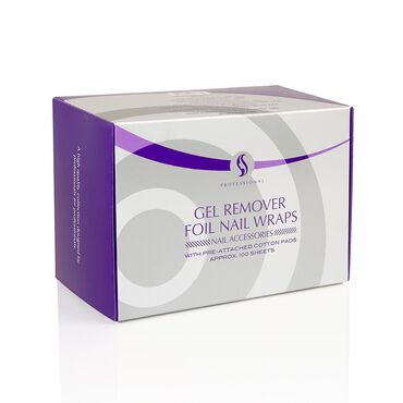 S Professional Gel Remover Foil Nail Wraps Pack of 100