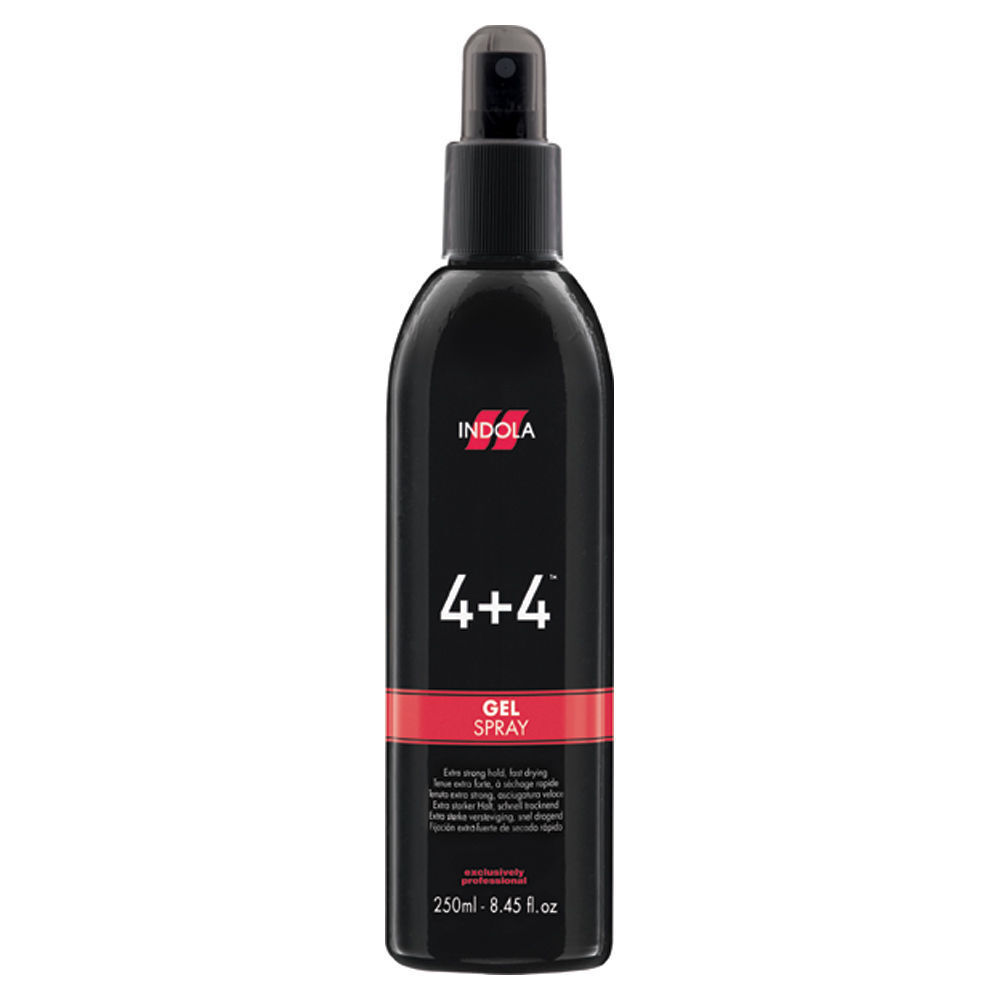 Indola 4+4 Gel Spray Professional Hair Care Products Salon Services