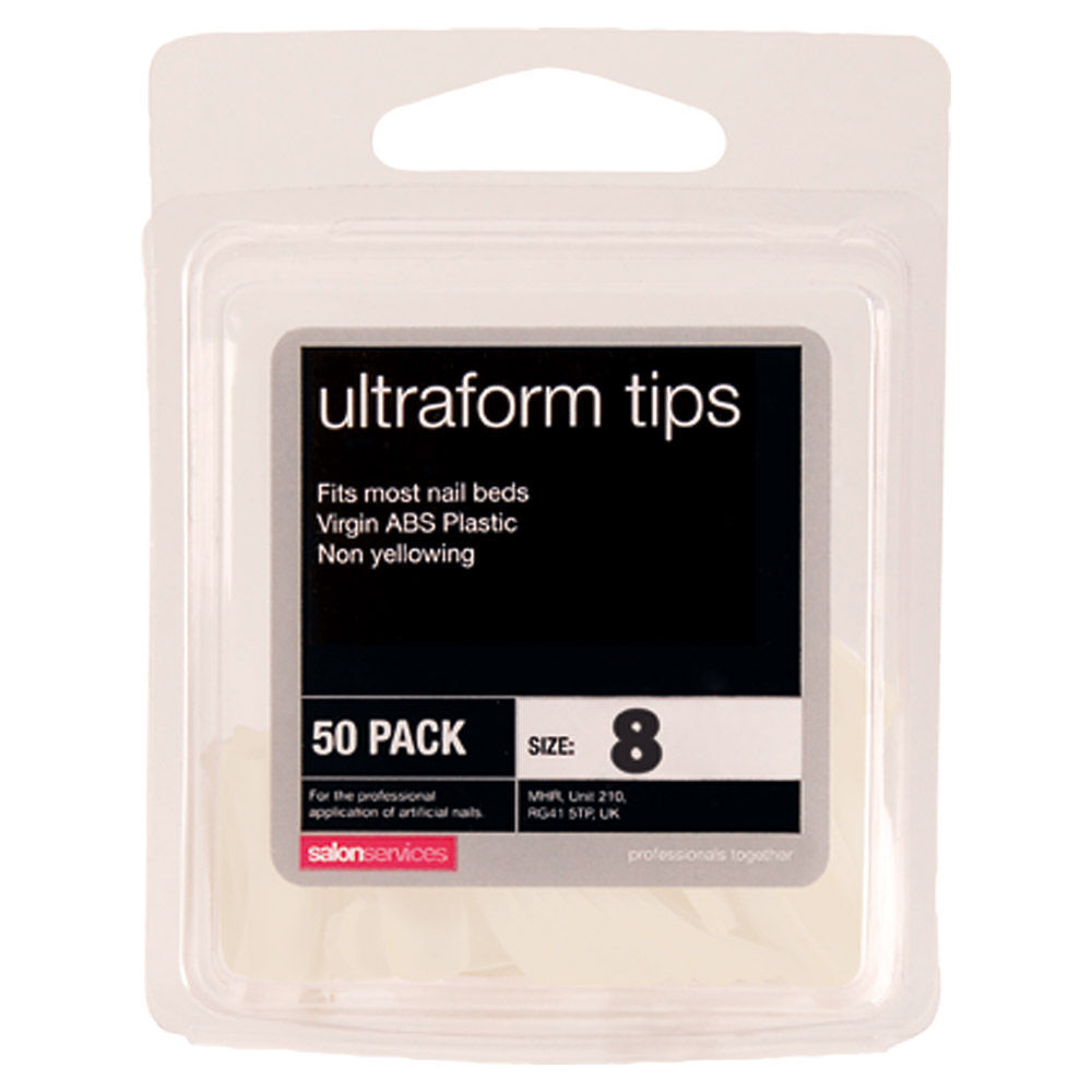Salon Services Ultraform Tips Size 8 Pack of 50