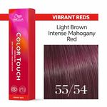 Wella Professionals Color Touch Demi-Permanent Hair Colour - 55/54 Light Brown Intensive Mahogany Red 60ml