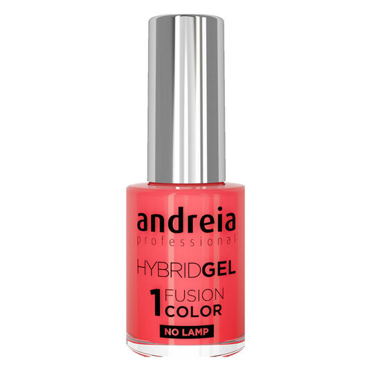Andreia Professional Hybrid Gel Nail Polish - Fusion Color H33 Bright Coral, 10.5ml