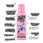 Crazy Color Semi Permanent Hair Colour Cream - Lilac 100ml