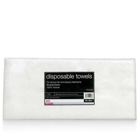 Salon Services Disposable Towels, White, Pack of 50