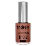 Andreia Professional Hybrid Gel Nail Polish - Fusion Color H77 Milk Chocolate, 10.5ml