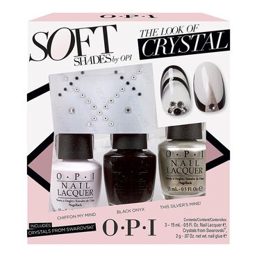 OPI Nail Lacquer Soft Shades Collection The Look of Crystal Trio Pack