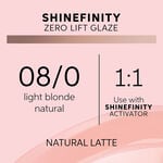 Wella Professionals Shinefinity Zero Lift Glaze - 08/0 Natural Light Blonde 60ml