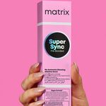 Matrix Super Sync Pre-Bonded Glossing Alkaline Demi-Permanent Hair Colour 6T Titanium Cool 90ml