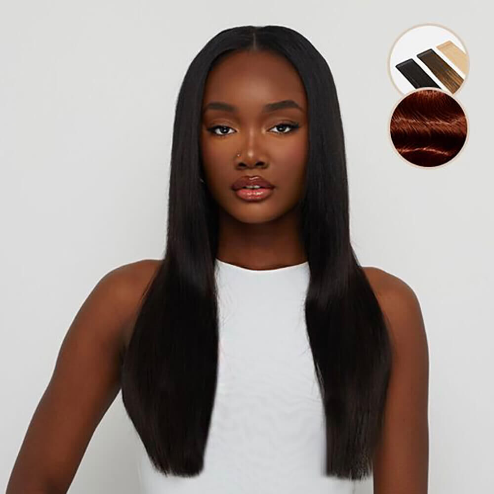 Beauty Works Celebrity Choice Slimline Tape Human Hair Extensions 18 Inch - Amber 48g