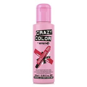 Crazy Color Semi Permanent Hair Colour Cream - Vermillion Red 100ml