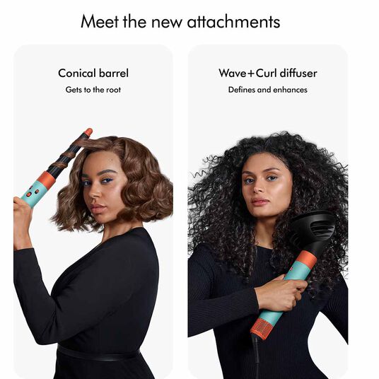 frizzy hair dyson airwrap long styler