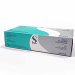 S-PRO Disposable Nitrile Large Gloves, Pack of 100