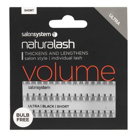 Salon System Naturalash Individual Lash Ultra Black Short