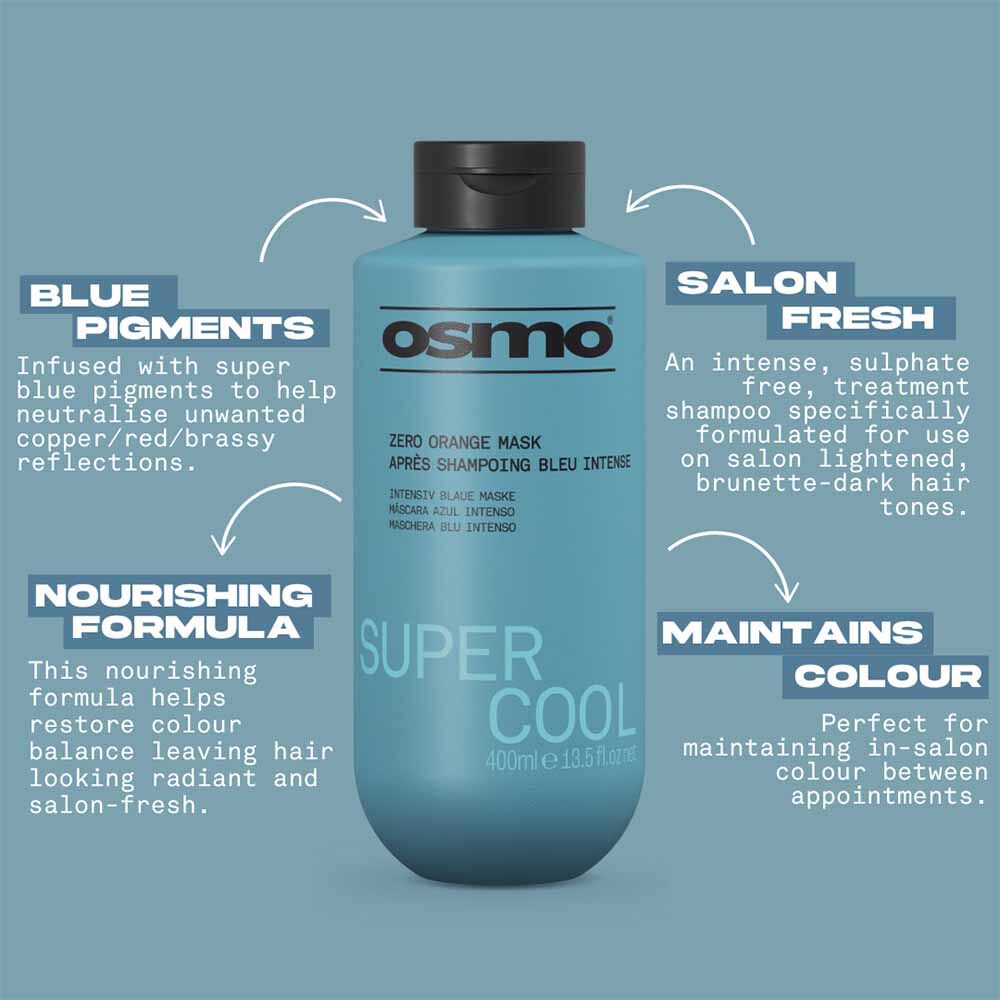 Osmo Super Cool Zero Orange Mask 400ml | Hair Masks & Treatments | Sally Beauty