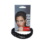 Hairdo French Braid Band Clip-In Hair Piece R4/ Midnight Brown