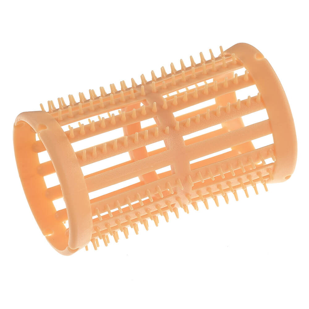 Plastic Rollers Peach 40mm Hair Rollers Salon Services