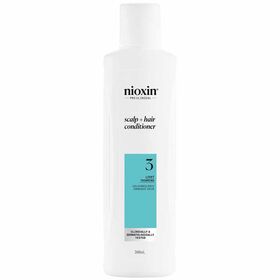 Nioxin System 3 Scalp + Hair Thickening Conditioner for Coloured, Dry and Damaged Hair with Light Thinning 300ml