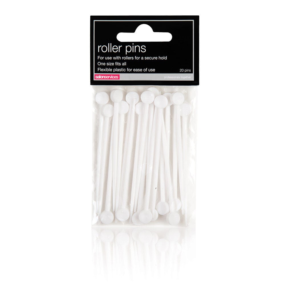 Salon Services Plastic Roller Pins 20 pack Hair Rollers Sally