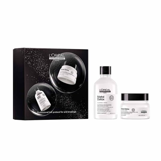 L'Or&eacute;al Professionnel Metal Detox Shampoo & Hair Mask Duo Set for Anti Breakage & Damaged Hair