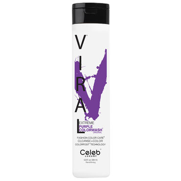 Celeb Luxury Viral Semi Permanent Colorwash Shampoo - Extreme Purple 244ml