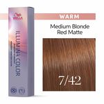 Wella Professionals Illumina Color Permanent Hair Colour - 7/42 Medium Blonde 60ml