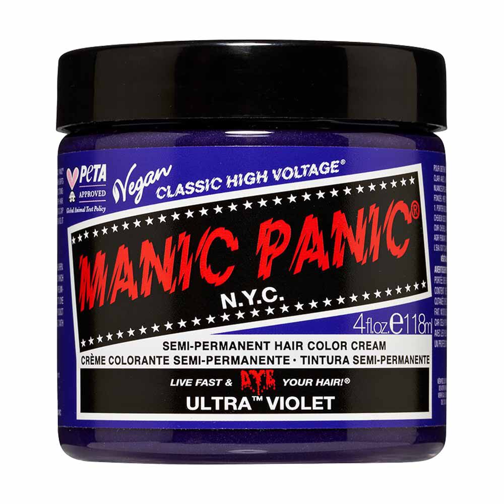 Manic Panic High Voltage Semi Permanent Hair Colour Cream - Ultra Violet 118ml