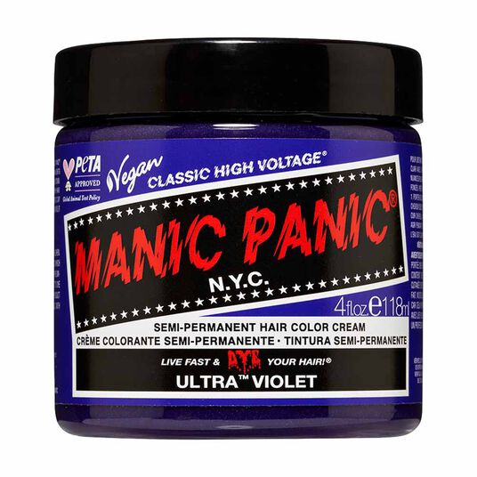 Manic Panic High Voltage Semi Permanent Hair Colour Cream - Ultra Violet 118ml