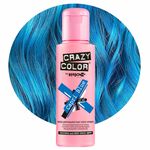 Crazy Color Semi Permanent Hair Colour Cream - Capri Blue 100ml