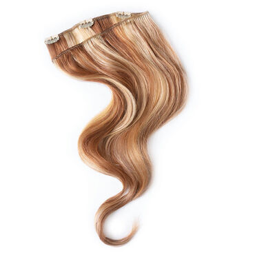 Wildest Dreams Clip In Full Head Human Hair Extension 18 Inch - 10/22 Brown Blonde