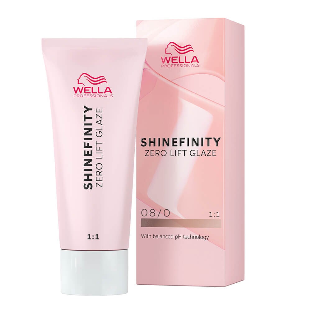 Wella Professionals Shinefinity Zero Lift Glaze - 08/0 Natural Light Blonde 60ml