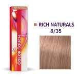 Wella Professionals Color Touch Demi Permanent Hair Colour - 8/35 Light Blonde Gold Mahogany 60ml