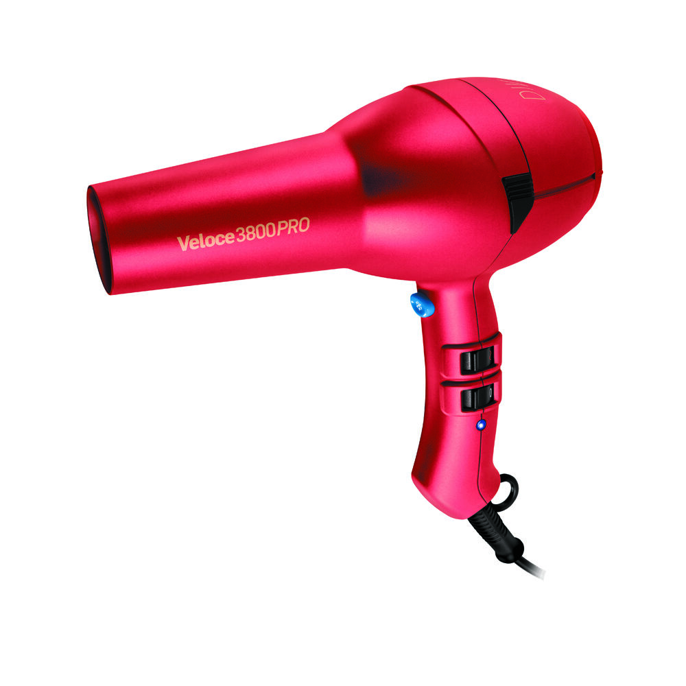 Diva Edit  Veloce 3800 Pro Hair Dryer Red