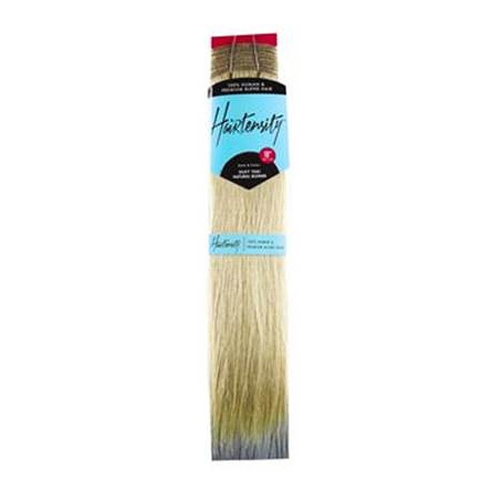 Hairtensity Weft Full Head Synthetic Hair Extension 18 Inch - Natural Blonde