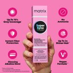 Matrix Super Sync Pre-Bonded Glossing Alkaline Demi-Permanent Hair Colour 4A Ash Cool 90ml