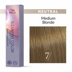 Wella Professionals Illumina Color Permanent Hair Colour - 7/ Medium Blonde 60ml