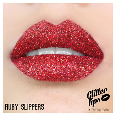 Beauty BLVD Glitter Lips Ruby Slippers Red 3g