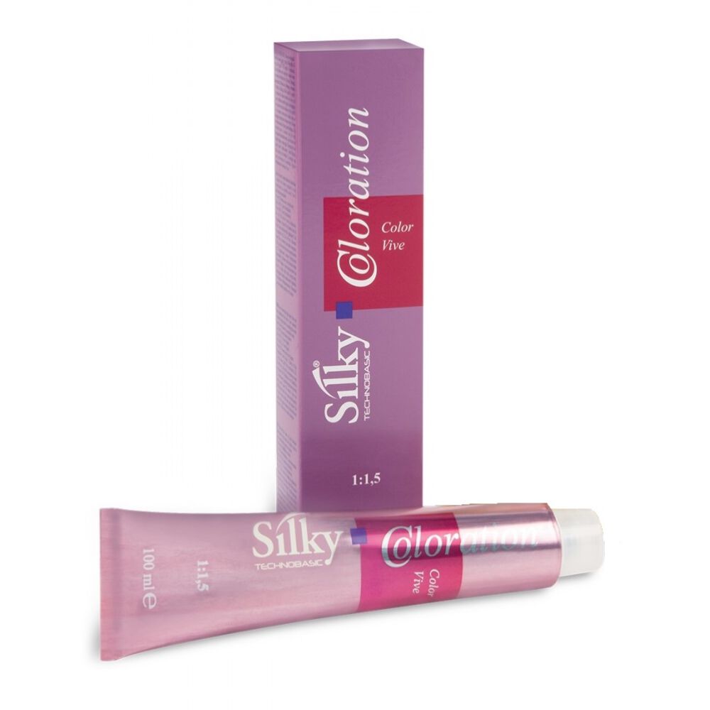 Silky Coloration Permanent Hair Colour - 7.31 Golden Ash Blonde 100ml