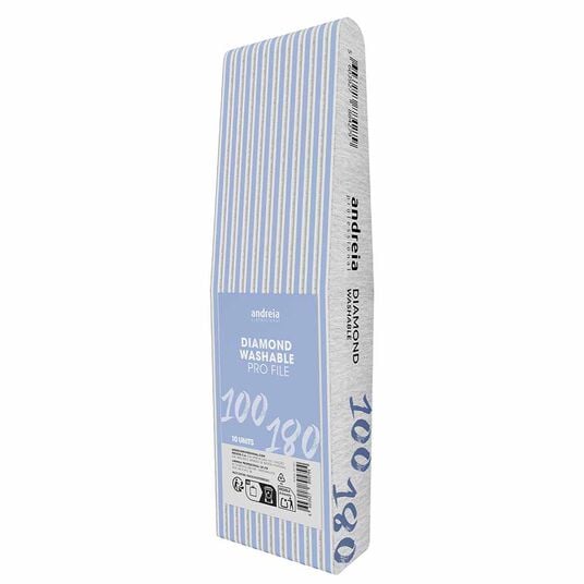 Andreia Professional Diamond Nail File 100/180 - Pack 10