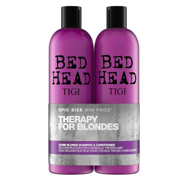 TIGI Bed Head Dumb Blonde Shampoo and Conditioner 2x 750ml